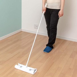 AZUMA FL382 Floor Mop/Floor Wiper Wiper L for Use with Elephants and Sheets, Wipe Width: Approx. 10.6 inches (27 cm), Handle Length: 42.5 inches (108 cm), From Elephant to Disposable Sheet, Includes 1