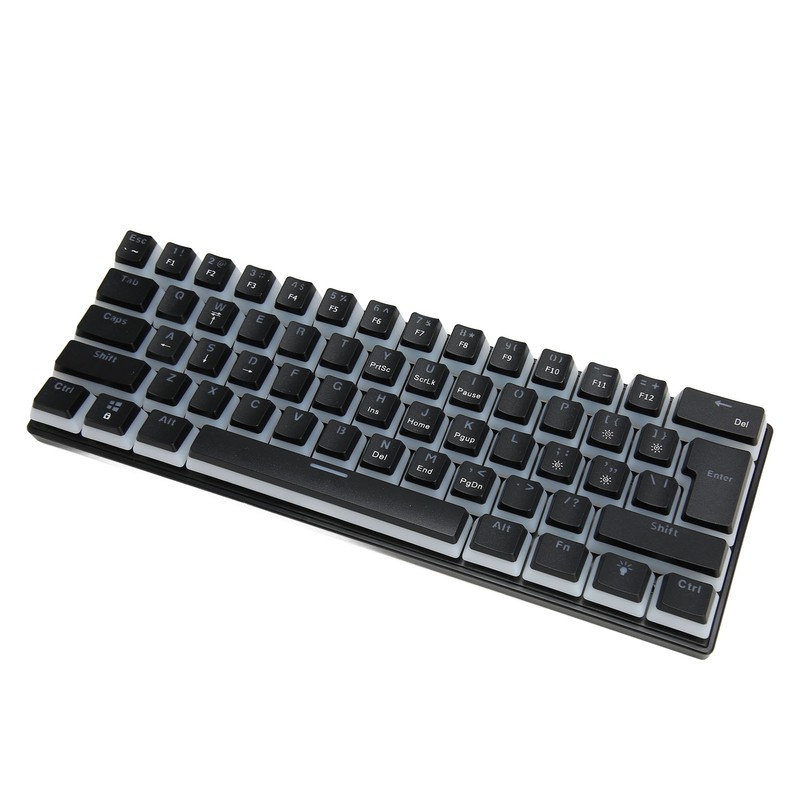 Mechanical Keyboard 61 Key RGB Lighting Blue Switch Ergonomic 60%