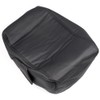 PIT66 Black Armrest Cover Center Console Lid Cover Microfiber Leather