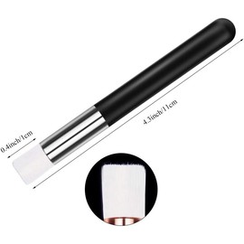 cepillo para polvo de limpieza de pestañas, 6 unidades, extensión de pestañas, champú suave, cepillo para polvo de maquillaje para quitar puntos negros, herramienta de lavado de nariz, cepillos de rímel de color negro y plateado