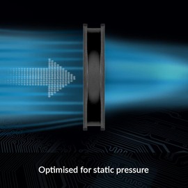 ARCTIC P8 (5 Pack) - 80 mm Case Fan, Pressure-optimised, Quiet Motor, Computer, Fan Speed: 3000 RPM - Black