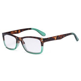 Eyekepper Classic Vintage Style Reading Glasses Tortoise/Green +1.50