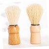 Healeved 2pcs Professional Shave Brush for Men Beard Comb Wood