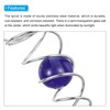 PATIKIL 2Pcs 8" Gazing Ball Spiral Tail Wind Spinners with