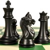 OUMODA 4" King Tournament Chess Set Foldable 20" Silicone Chess