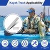 Kayak Track Kayak Rail Accessories Mount for Fishing Rod, Cup