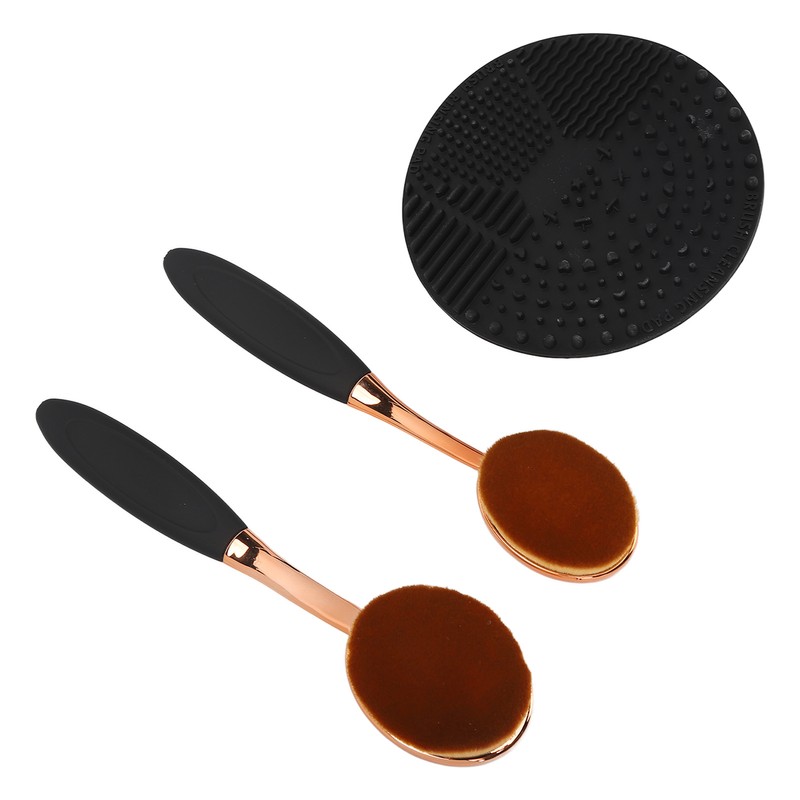 2pcs Sunscreen Applicator Brush Soft Fiber Hair Sunscreen Brush with