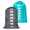 Laundry Bags for Travelling, 2 Pcs Large Laundry Bags, Durable
