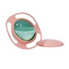 360° Rotating Gyro Snack Bowl for Kids – Spill-Resistant PP