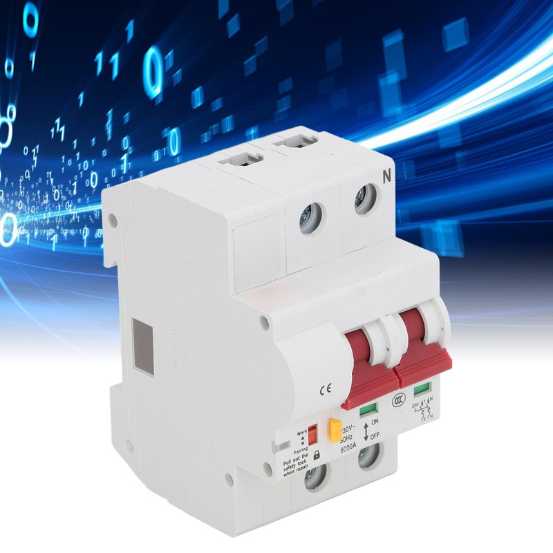 Smart Circuit Breaker Active Passive Signal Control 2P Miniature Breaker