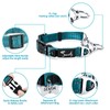 PETTOM Half Check Dog Collar Nylon Escape-proof Reflective Martingale Dog