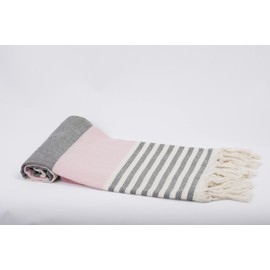 Turkish Beach Towel Peshtemal Bath Towels Hammam Towels quick dry, Absorbent and lightweight, for bath, gym, yoga, Sauna, Spa, Picnic & Beach, 100% Cotton - 100 x 180 cm (Multicolored, Lima)