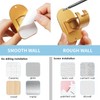Cadorasty No Drill Curtain Rod Holder Hangers - Self Adhesive
