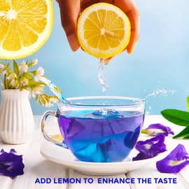 Blue Pea Tea With Wild Hibiscus, Herbal Tea Blend