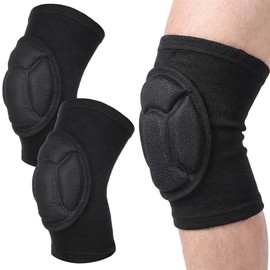 1 Pairs Knee Protector, Black Volleyball Knee Pads Men Lightweight Knees Pad for Men Women for Outdoor Sports Climbing Riding Soccer Snowboarding Wear