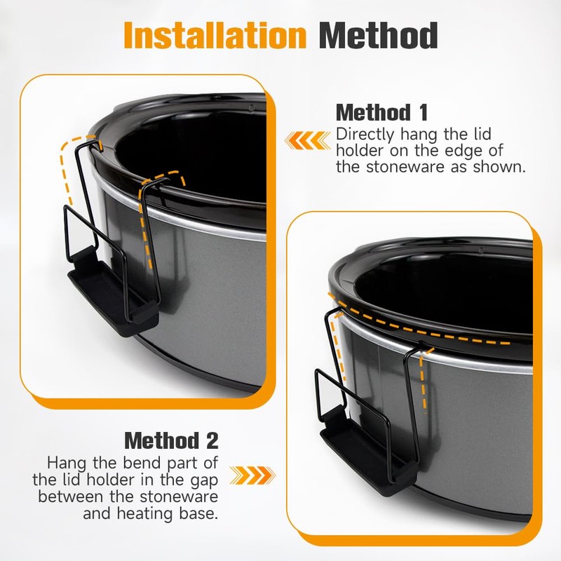 SOPHICO Slow Cooker Lid Holder for Cooking, Hand Free Pot