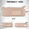 PEVAST Left Driver Side Sun Visor Compatible with Hyundai Elantra
