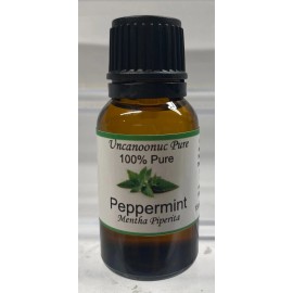 Uncanoonuc Pure Peppermint 100% Pure Essential Oil Therapeutic Grade - 0.5 oz