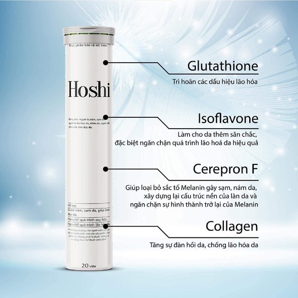 Hoshi 1 sui collagen Extra Whitening dark spot 100% authentic.