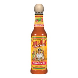 Glass Cholula Hot Sauce, 5 Ounce