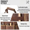 Tool Bag, Heavy Duty 16oz Waxed Canvas Water-Resistant Tool Pouches,