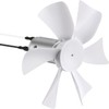 Carvmpin 2 Pack 6“ Replacement White Vent Fan Blades for