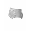 BENEFIT WEAR Men's Briefs with Side Snap Closure (L) White