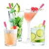 Final Touch GoSip 3-in-1 Reusable Stainless Steel Drinking Straws with