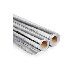 Radiant Barrier by Q-Lam - 48" (1000 or 500 sq-ft Rolls) Metalized Aluminum Attic Insulation Blocks 95% of Radiant Heat - Heavy Duty - Perforated for Breathability … (Two 500 sq-ft Rolls)