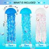 Meiduo 6 Packs Jellyfish Paper Lanterns Hanging Mermaid Wishes Lantern
