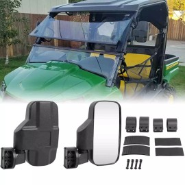 KEEPDSGN UTV Side Mirrors 1.75" & 2" Bar For John Deere Gator HPX 625I 825I 860I 855D XUV
