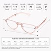 ZESAKER Folding Reading Glasses for Women Men, Portable Blue Light