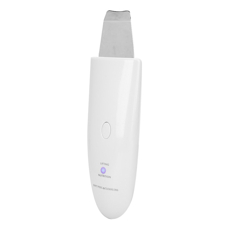 Household Ultrasonic Skin Scrubber Blackhead Removal Face Pore Cleanser InstrumentWhite