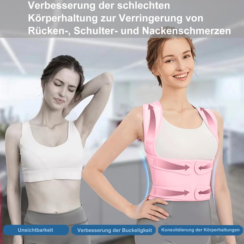 DAILIENFUS Back Straightener, Posture Corrector, Back for Men and Women,