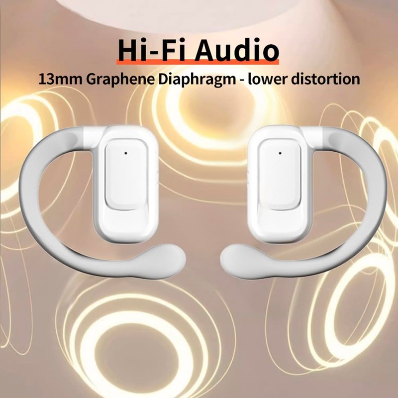 HISHELL Open Headphones with Voice Translator, Real Time Translator Device,