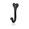 Fayesia Black Hooks - Blacksmith Handcrafted Decorative Wall Mounted Coat