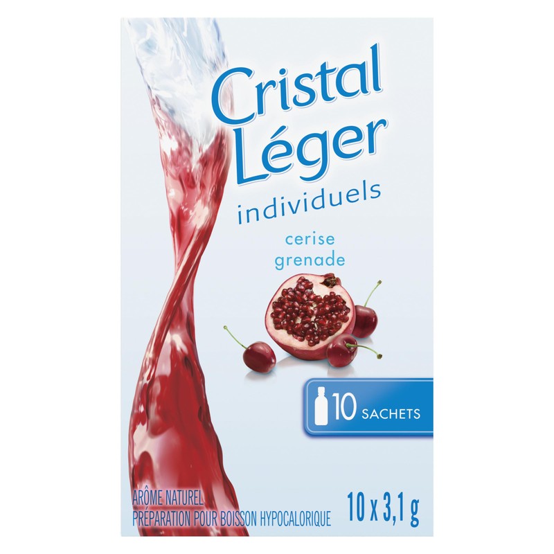 Crystal Light Cherry Pomegranate Singles, 31g (12 Boxes of 10