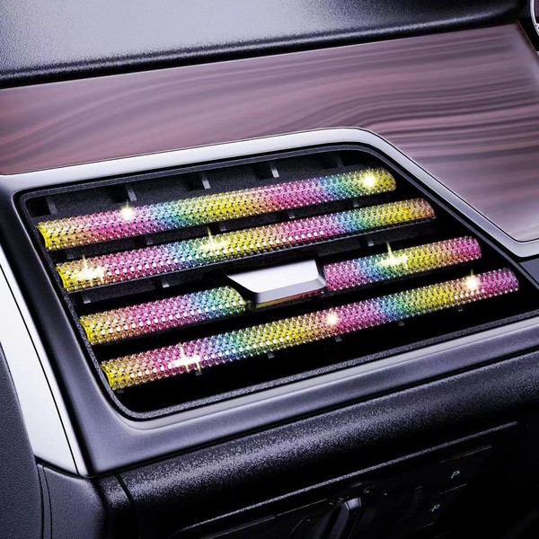 Bling Car Air Vent Decoration Strips Moulding Trim, ATYUHUA Car