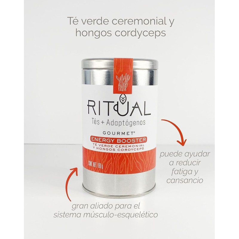 Té Verde ENERGY BOOSTER con Cordyceps – Vitalidad Natural Ritual