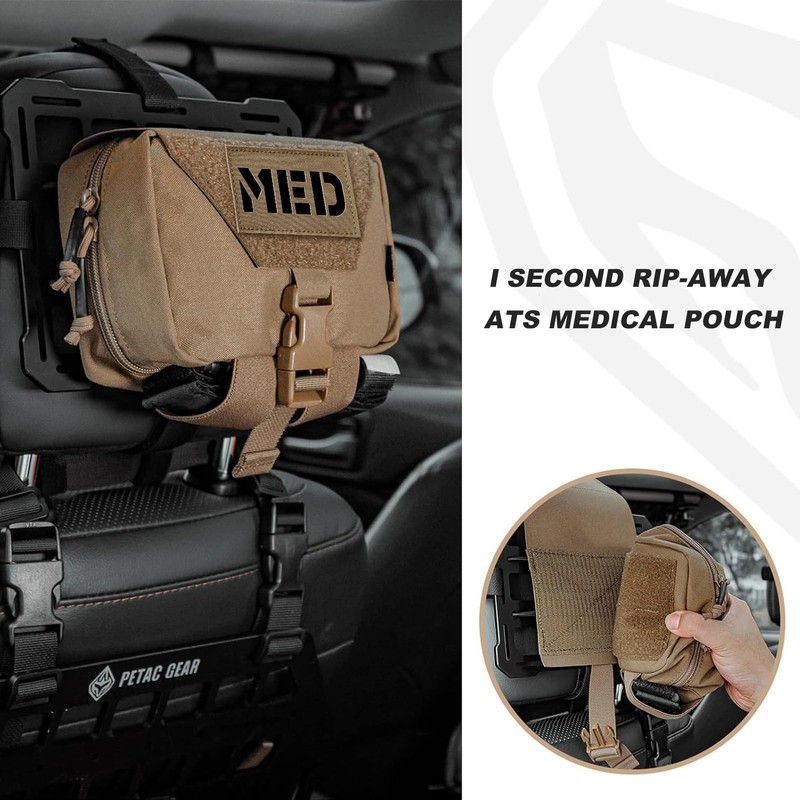 PETAC GEAR Tactical Rip Away Medical Pouch Tear Off First
