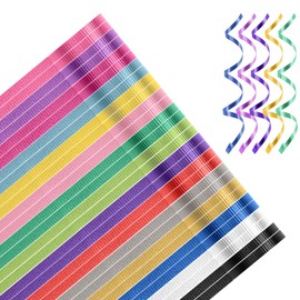 30 Roll 15 Colors Curling Ribbons for Crafts Bows Present Wrapping Florist Wedding Party Festival Art Craft Decor, 11 Yards Per Roll, 3/16 Inch Wide 3/16" - Set5