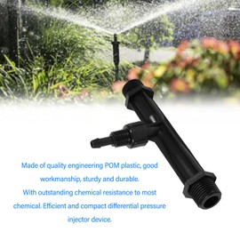 Joyzan Irrigation Venturi, 1/2inch Garden Fertilizer Mixer Injector Switch Water Tub Agriculture Systems POM Plastic Device Equipment Tool Patio Lawn Greenhouse Spa Cold Plunge Hot Tub Outdoor Farm