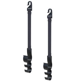 Car Hooks, Car Accessories, Long Seat Hooks, 2 Pieces, Headrest, Seat Hook, Loop Length Adjustable, Both Front and Back of Seats, Fall Prevention, Shopping Hooks, Storage Hooks, Convenient Goods, Car