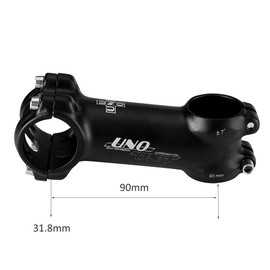 BESNIN Bicycle Stem MTB Stem 7 Degree Road Bike Stem 31.8 mm Handlebar Stem 90 mm Mountain Bike Stem for Bicycle (Aluminium Alloy)