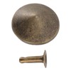 100pcs Mushroom Rivets Multipurpose Double Cap Mushroom Rivets for Belts