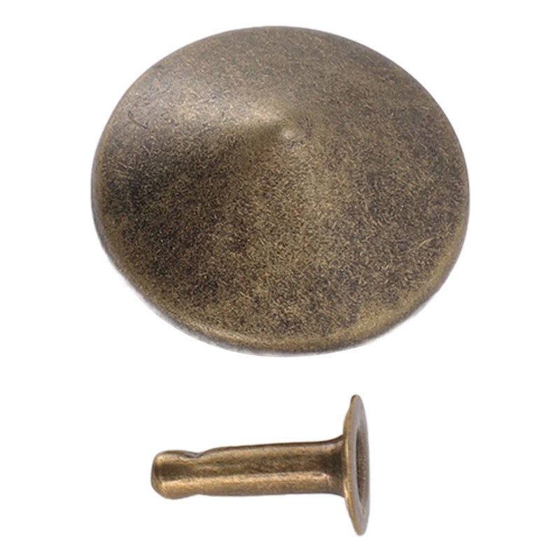 100pcs Mushroom Rivets Multipurpose Double Cap Mushroom Rivets for Belts