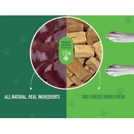 Nutri Bites Freeze Dried Beef Liver Dog & Cat Treats | Healthy Pet Training Treats or Food Topper | All Natural, Single Ingredient, High Protein | Premium Bulk Large Size Pack (27 OZ)