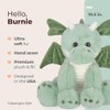 Bearington Collection Burnie Plush Dragon Stuffed Animal, 10.5 Inch