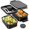 Jelife Adult Bento Box Lunch Box - Large Style Stackable