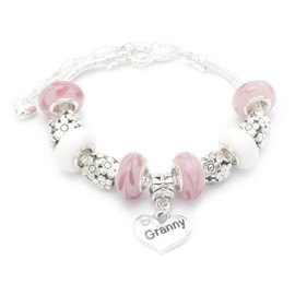 Granny Birthday Charm Bracelet with Gift Box Womens Jewellery